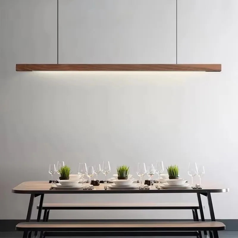Wooden Pendant Lights For Dining Room Table