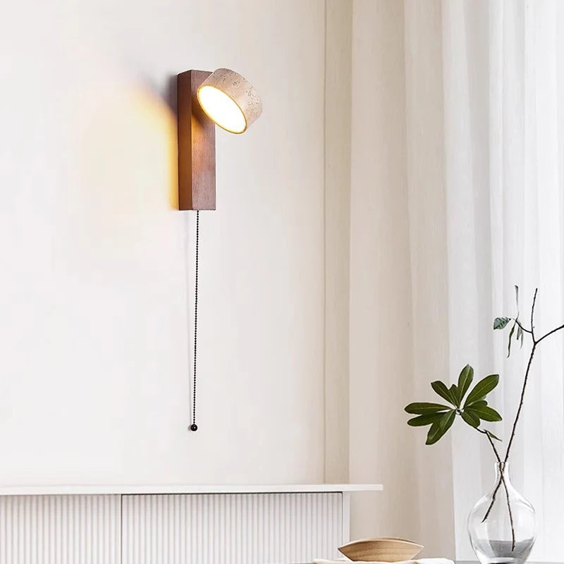 Wooden Wall Lamp
