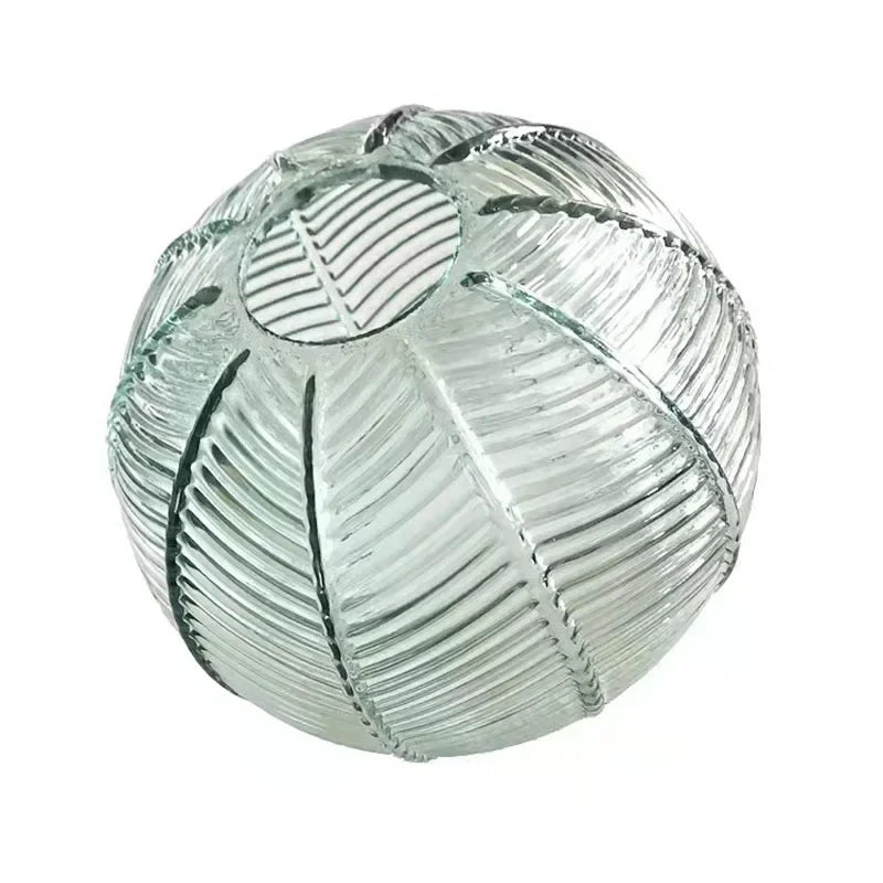 Clear Textured Glass Pendant Light