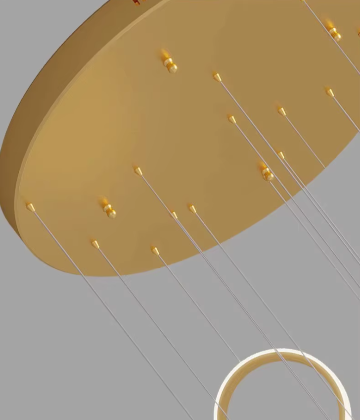 detail Nordic Circle Chandelier
