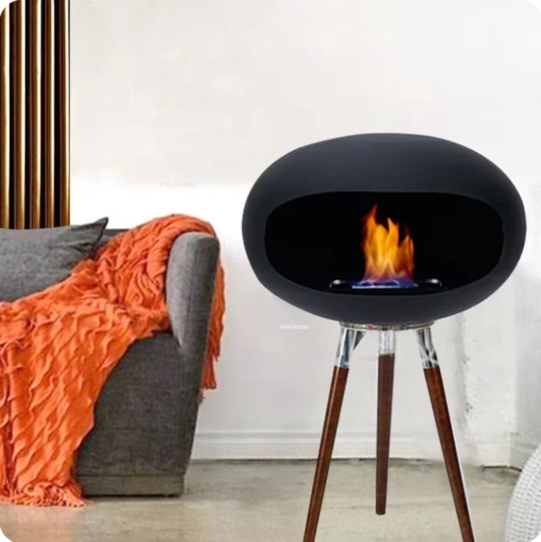 Bio Ethanol Free Standing Fireplace