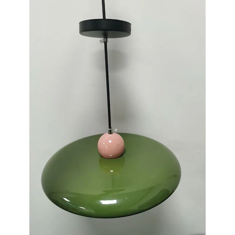 green Modern French Ceiling Light