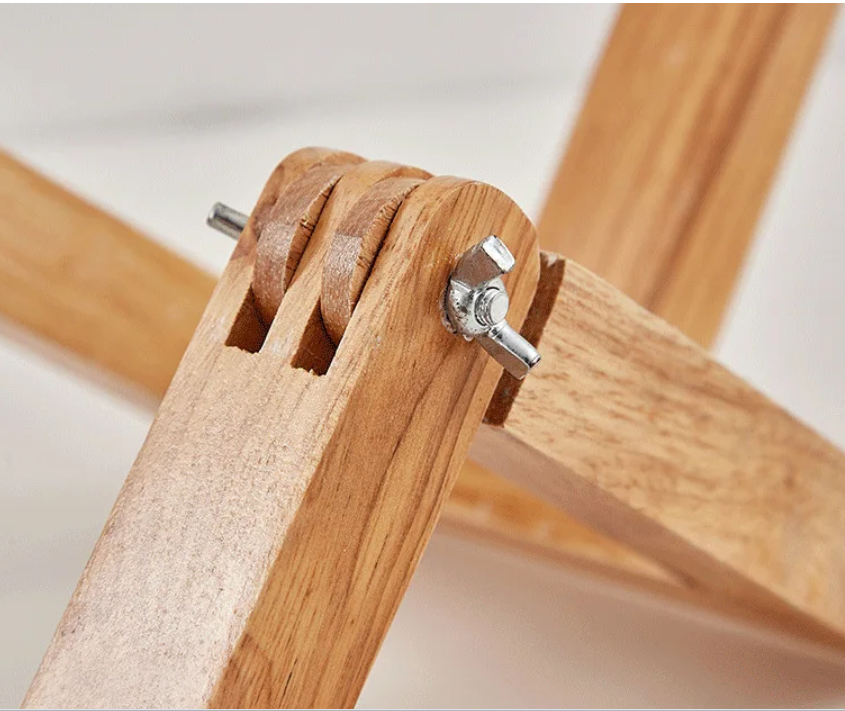 Lámpara de mesa con forma de robot de madera Lámpara de noche Lámpara de escritorio