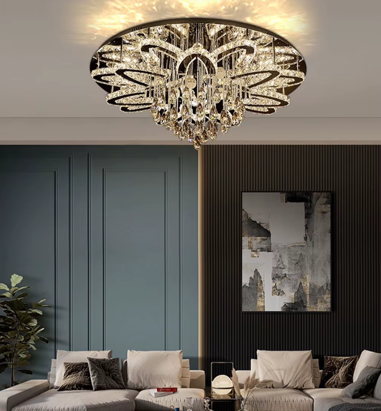 Living room Luxury Crystal LED Chandelier