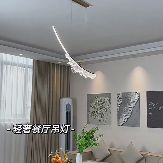 Leaf Shaped Chandelier