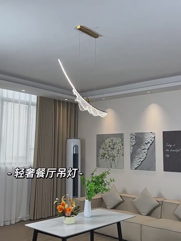 Leaf Shaped Chandelier
