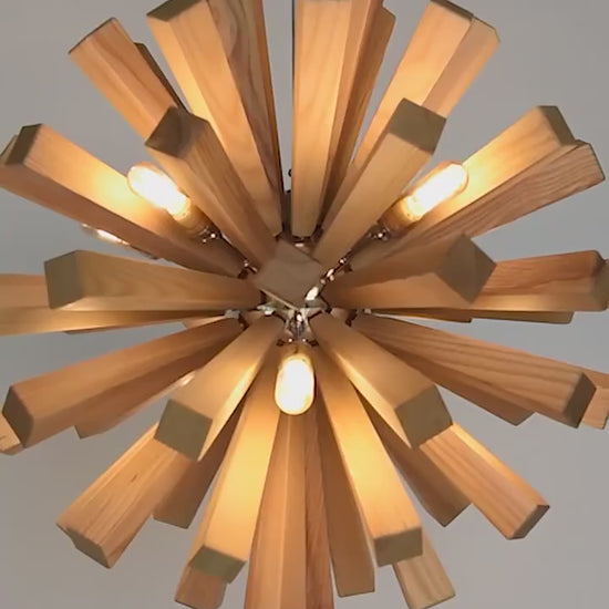Handmade Wooden Ceiling Lights