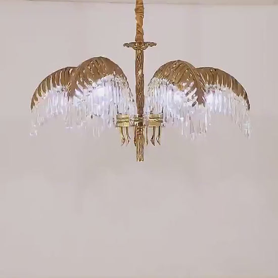 Palm Leaf Chandelier