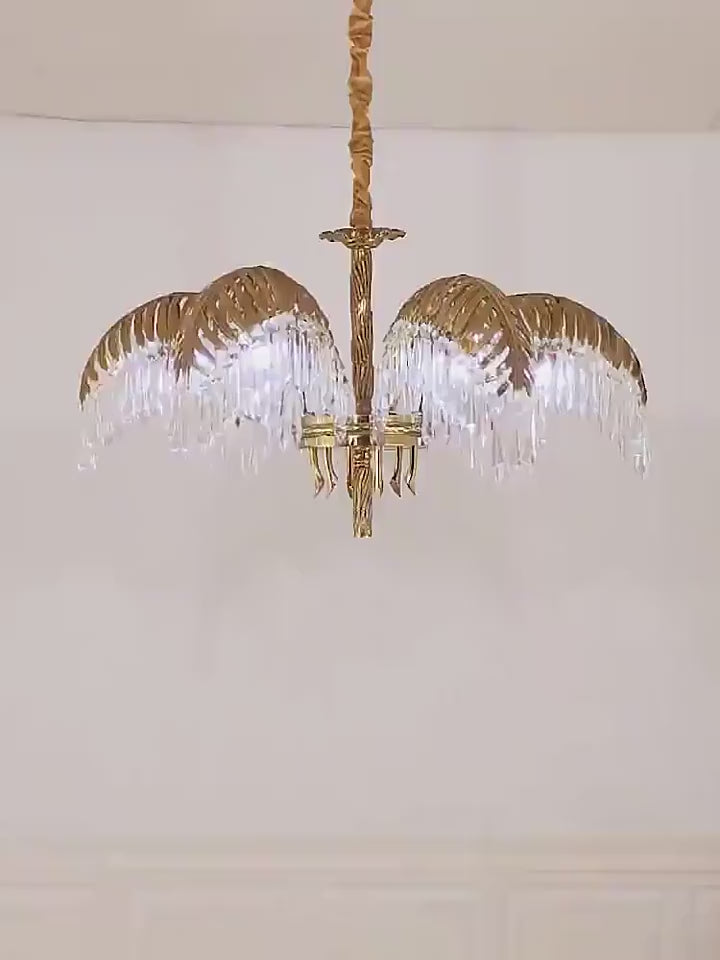 Palm Leaf Chandelier