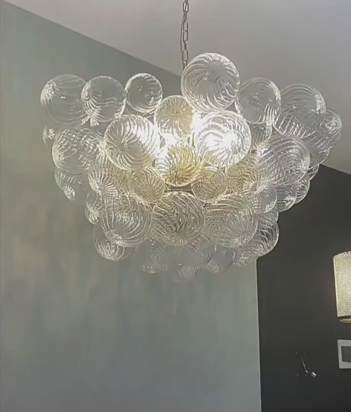 Modern Glass Bubble Chandelier
