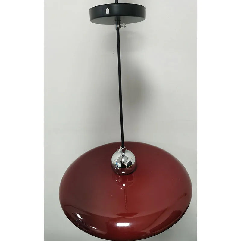red silver Modern French Ceiling Light
