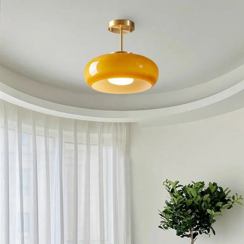 Retro Glass Ball LED Pendant Lights