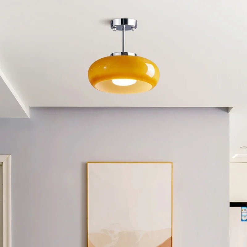 Retro Glass Ball LED Pendant Lights