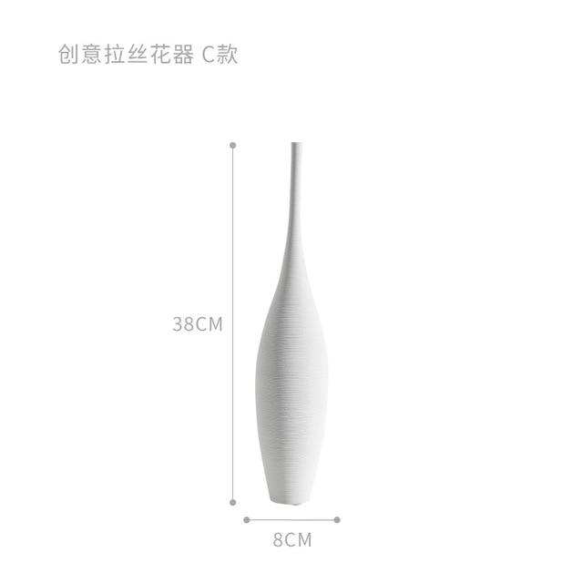 Vases minimalistes modernes faits à la main