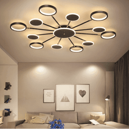 LED chandelier with remote control