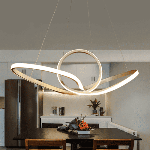 Modern Led Chandelier For Living Dining Room Kitchen