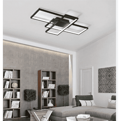 Led Ceiling Fixture Rectangular Modern Rectangular LED Ceiling Light Fixture – Brentwood Interiors