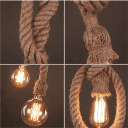 hemp rope lights