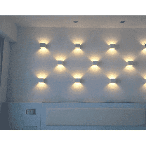 Luces de pared LED impermeables para interiores y exteriores 