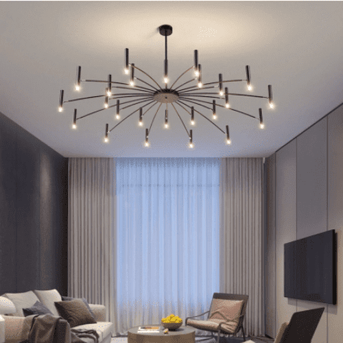 chandeliers living room