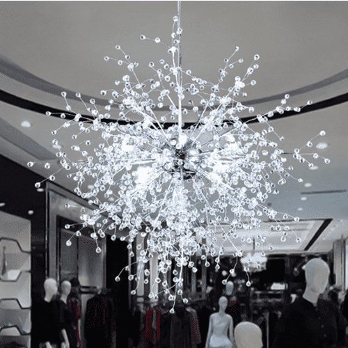 contemporary crystal chandelier