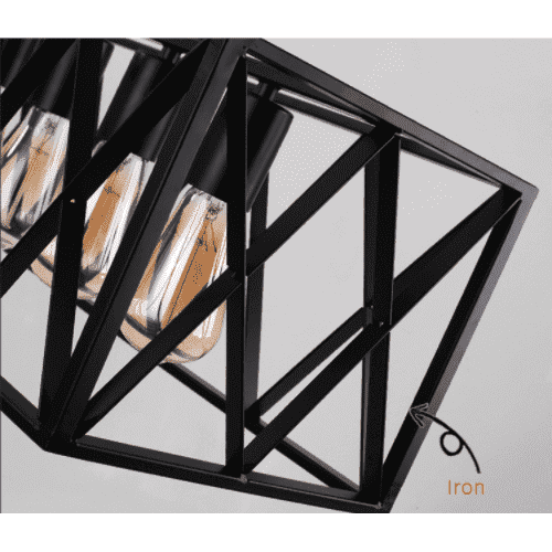 Lampes suspendues vintage au design industriel
