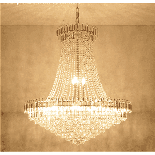 luxurious crystal chandelier