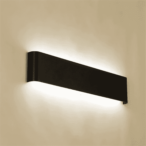 Minimalist Wall Lamps In Black or Silver