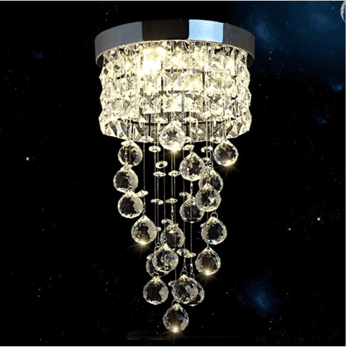 Modern Crystal Ceiling Light Fixture