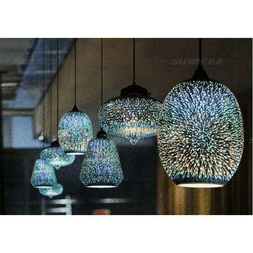 Lampes suspendues modernes en verre