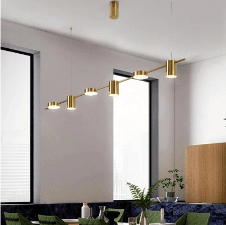 Modern Brass Chandeliers