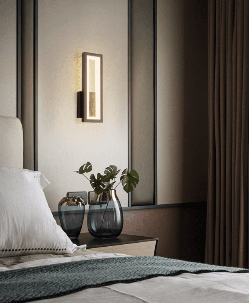 modern minimalist wall light bedroom