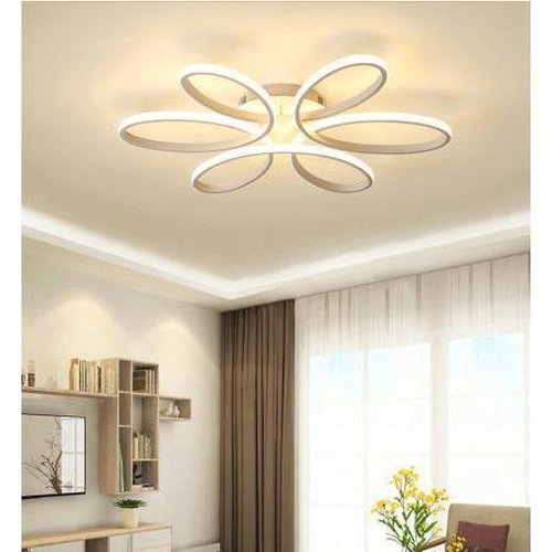 Modern Ceiling Light in White or Black