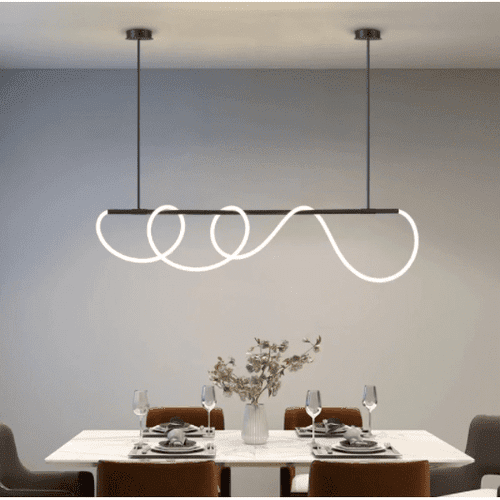 post modern chandelier dining table