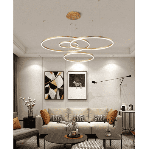 Post Modern Circle Chandeliers