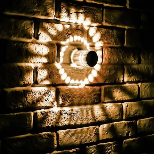 Lámparas de pared con efecto espiral