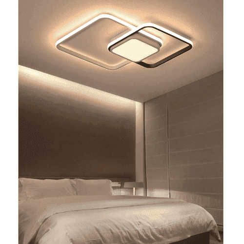 Modern Double Square Ceiling Lights