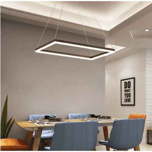 square pendant ceiling light