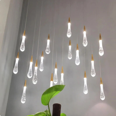 water drop pendant lights